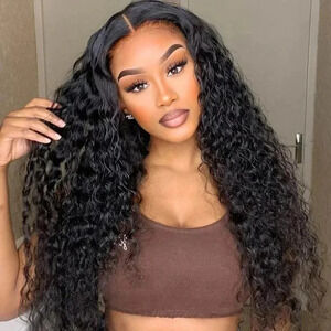"Long Curly Wig for Black Women 26inch Synthetic Curly Wig Middle Part Wigs Hair